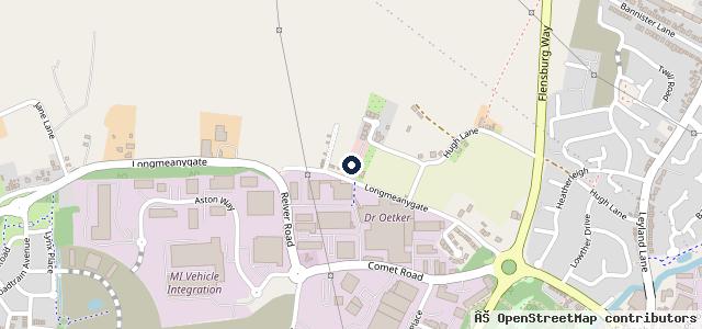 Map showing the location of Leyland Motor Centre