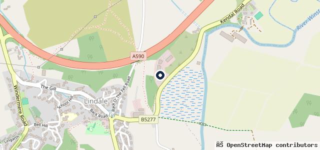 Map showing the location of Lloyd South Lakes BMW