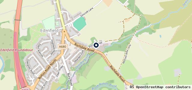 Map showing the location of Loe Bank Motors