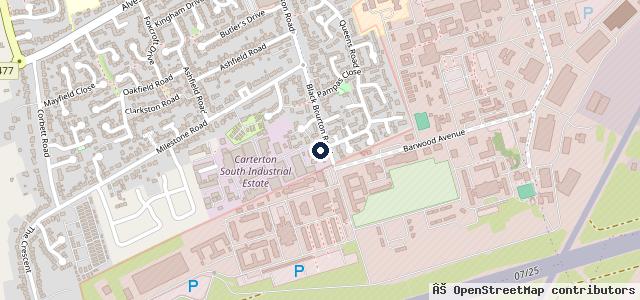Map showing the location of M J Wearing Ltd