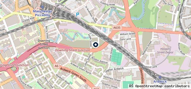 Map showing the location of Mancunian Auto Fix LTD