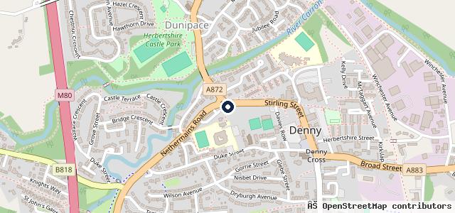 Map showing the location of Wellstand Garage (MacFarlane Motors)