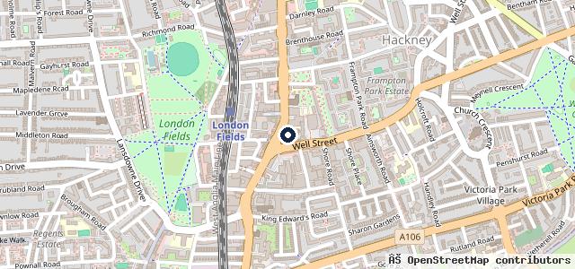 Map showing the location of Max's Garage