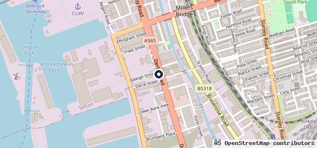 Map showing the location of Mersey Motorcycles | Liverpool