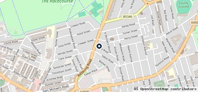 Map showing the location of Mick Berrill