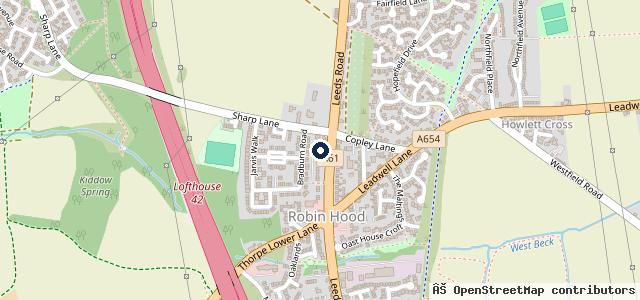 Map showing the location of Morris J W (Auto Services) Ltd
