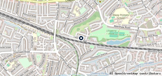 Map showing the location of Newport MOT and Repair Centre Ltd