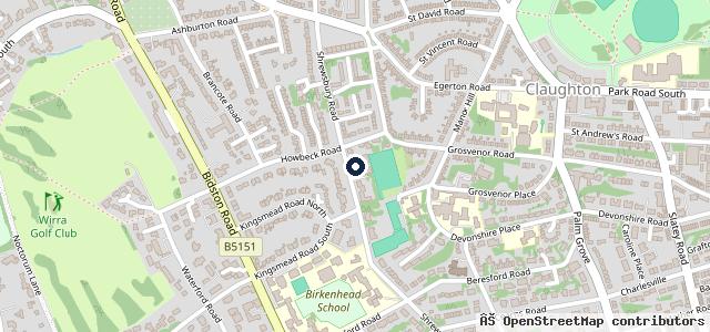 Map showing the location of Oxton Auto Engineering ltd