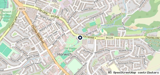 Map showing the location of Gorton Fold Mot & Autocare