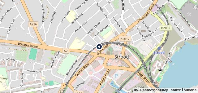 Map showing the location of B P Motors