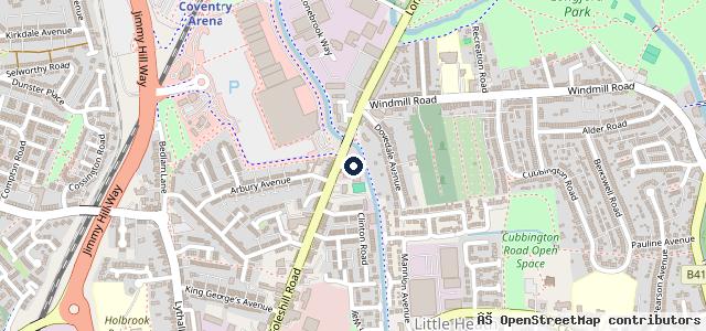 Map showing the location of Paragon Auto Testing
