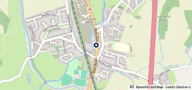 Map showing the location of R M Fisher SEAT Lancaster