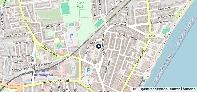 Map showing the location of R Milnes & Sons