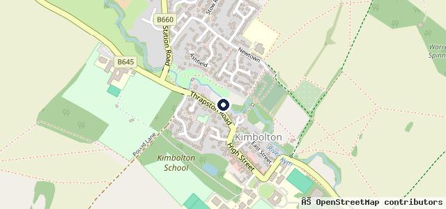 Map showing the location of Robinson Kimbolton
