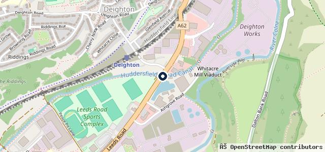 Map showing the location of RRG Toyota Huddersfield