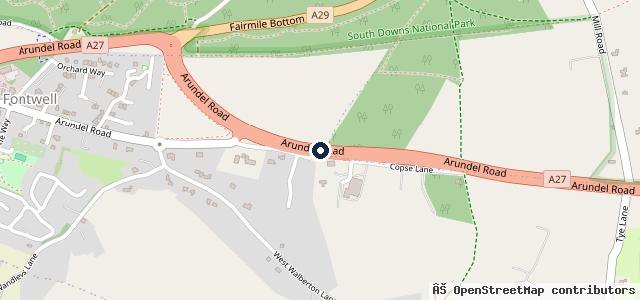 Map showing the location of S&G Motor Centre