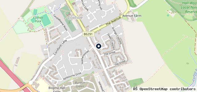 Map showing the location of S-Cars North East Limited (Coxhoe branch)