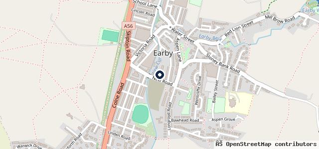 Map showing the location of Select Auto Bodies ltd