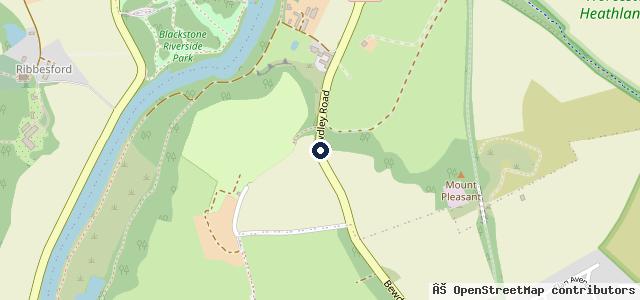 Map showing the location of Severn Motor Cars