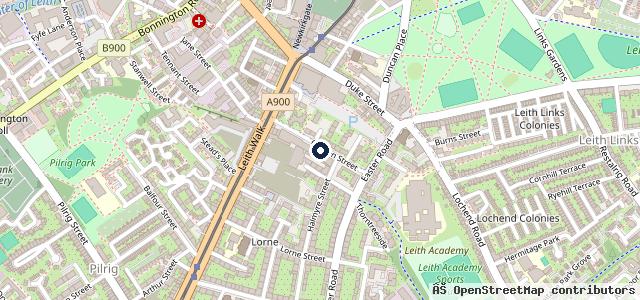 Map showing the location of Steins Garage