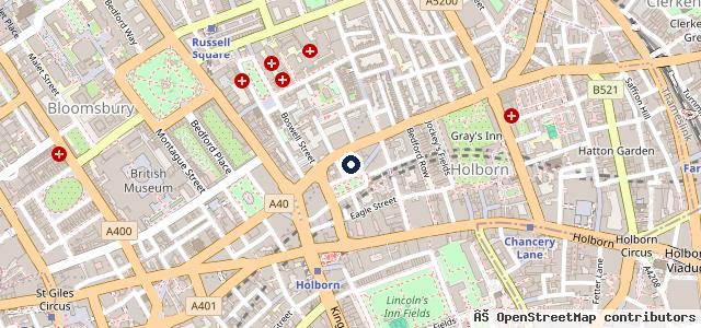 Map showing the location of Steven Eagell Limited