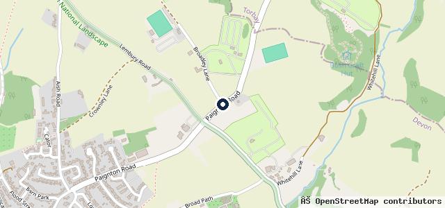 Map showing the location of Stoke Gabriel Garage