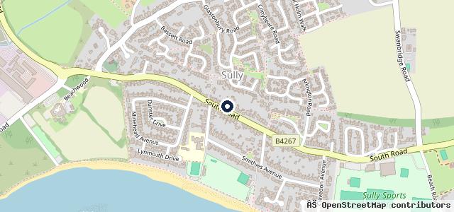Map showing the location of Sully Marine Centre