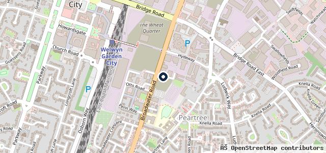 Map showing the location of Supertyres Motorist Centre (welwyn) Ltd