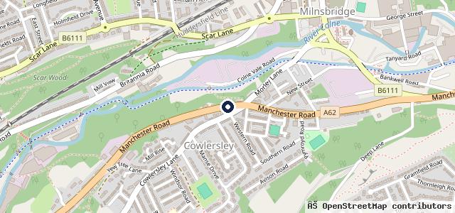 Map showing the location of Autocare (Golcar)ltd