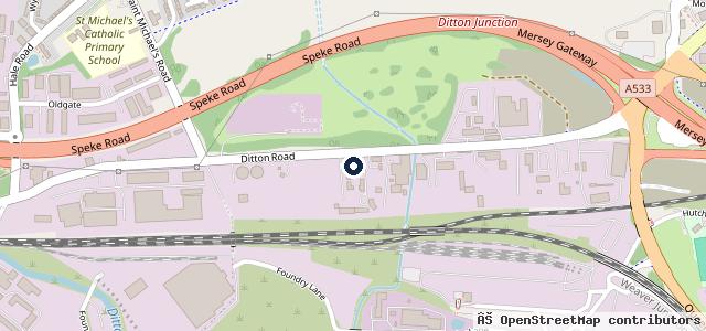 Map showing the location of The Extra Mile Transport Co Ltd
