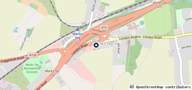 Map showing the location of Trident Tyre & Vehicle Services Ltd