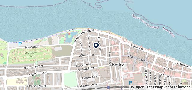 Map showing the location of Turner Street Garage