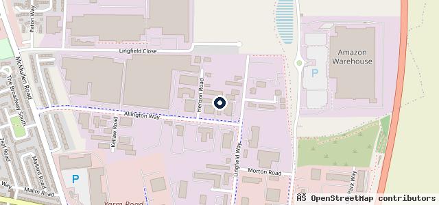 Map showing the location of Vasstech Garage Services