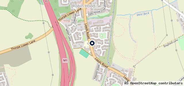 Map showing the location of Wakefield Diesel Centre Ltd