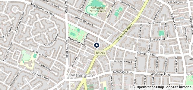 Map showing the location of Wellington Garage Ltd