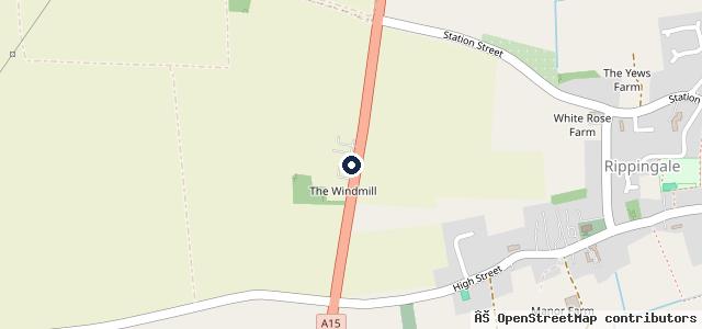 Map showing the location of Windmill Motors - Car Dealership and MOT & Service Centre