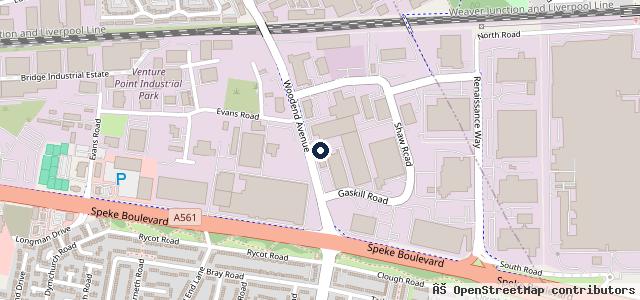 Map showing the location of New Liverpool car wash