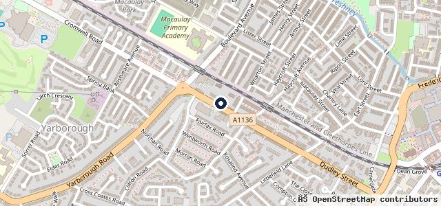 Map showing the location of John Roe Toyota | Kingston upon Hull