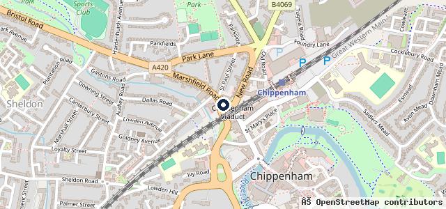 Map showing the location of Bumpers Farm Garage