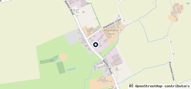 Map showing the location of Cold Norton MOT Centre CM3 6LG