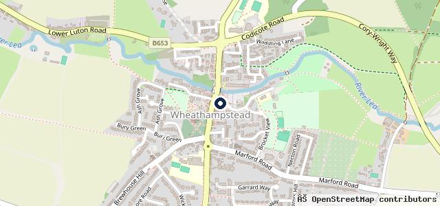 Map showing the location of Jessamine Motor Company Ltd | Wheathampstead