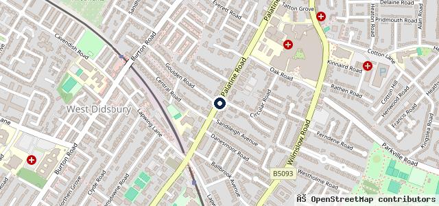 Map showing the location of Mobile Car Wash