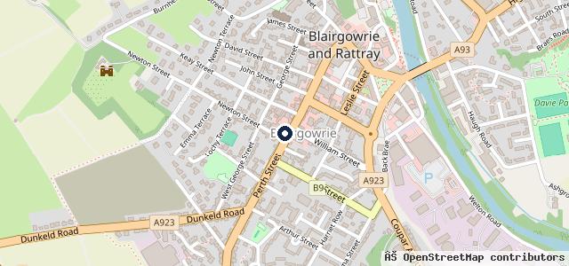 Map showing the location of Norman Laing | Blairgowrie
