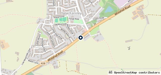 Map showing the location of Bolton Of New Farnley