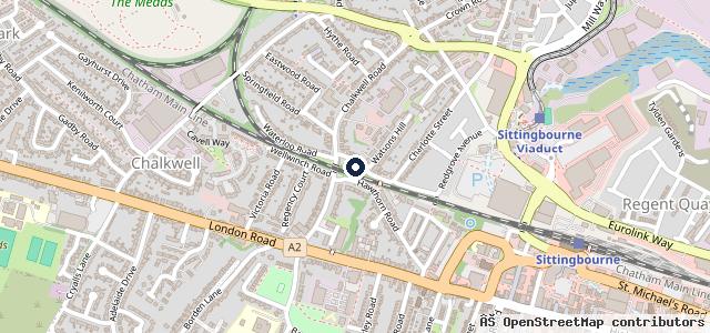 Map showing the location of Alpine Garage &amp; Mot Centre | Sittingbourne