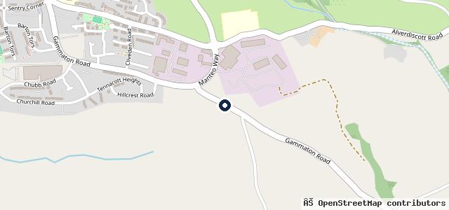 Map showing the location of Bideford Auto Services Ltd