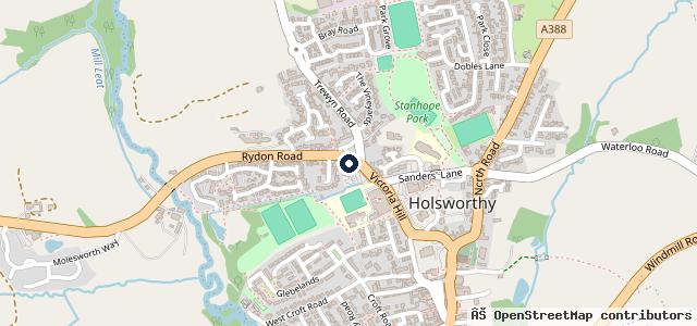 Map showing the location of BP | Holsworthy