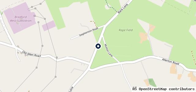 Map showing the location of C.D. Grimwood & Sons