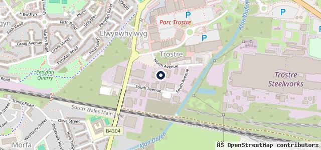 Map showing the location of Lucas Garage - Sprint Fit