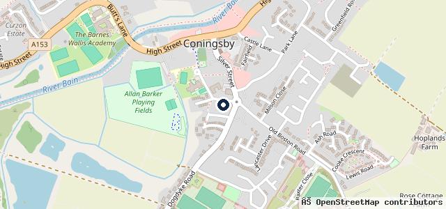Map showing the location of Cooley's